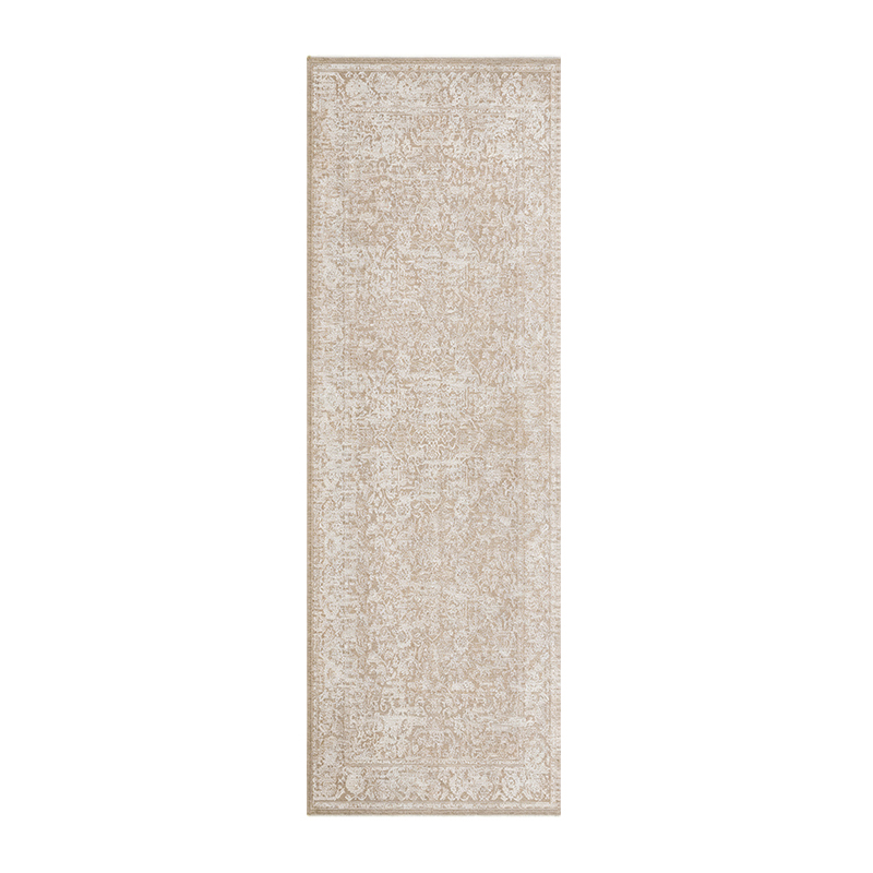 Neutral Traditional Runner Rug