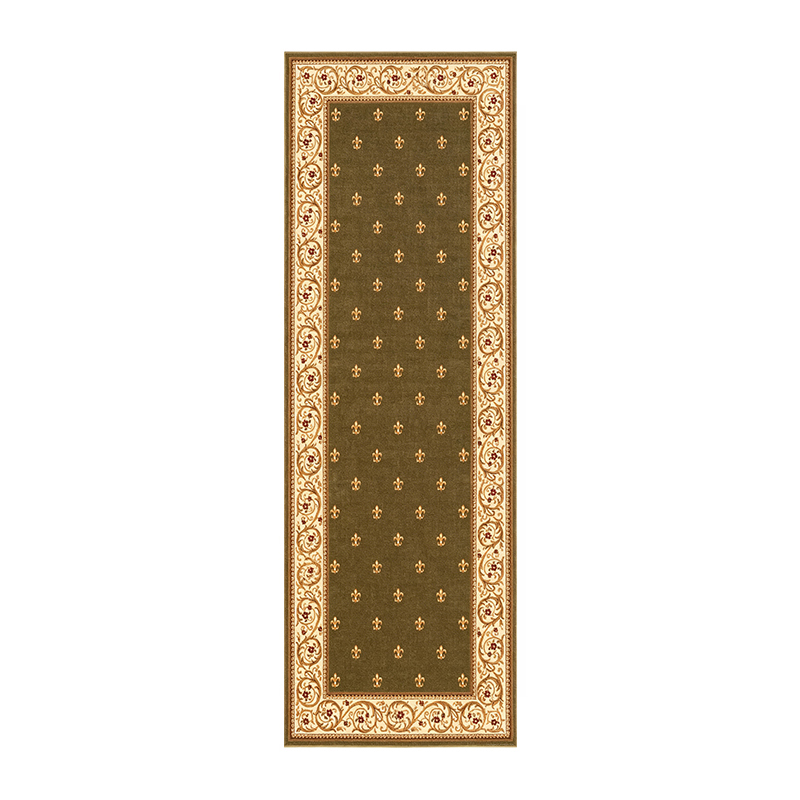 Bordered Light Luxury Style Runner Rug