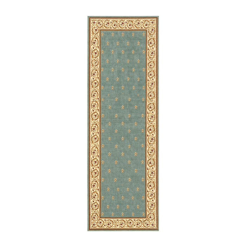 Bordered Light Luxury Style Runner Rug