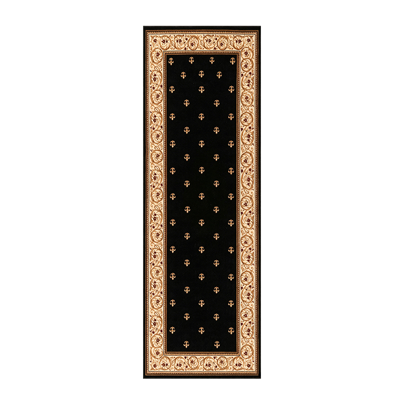 Bordered Light Luxury Style Runner Rug