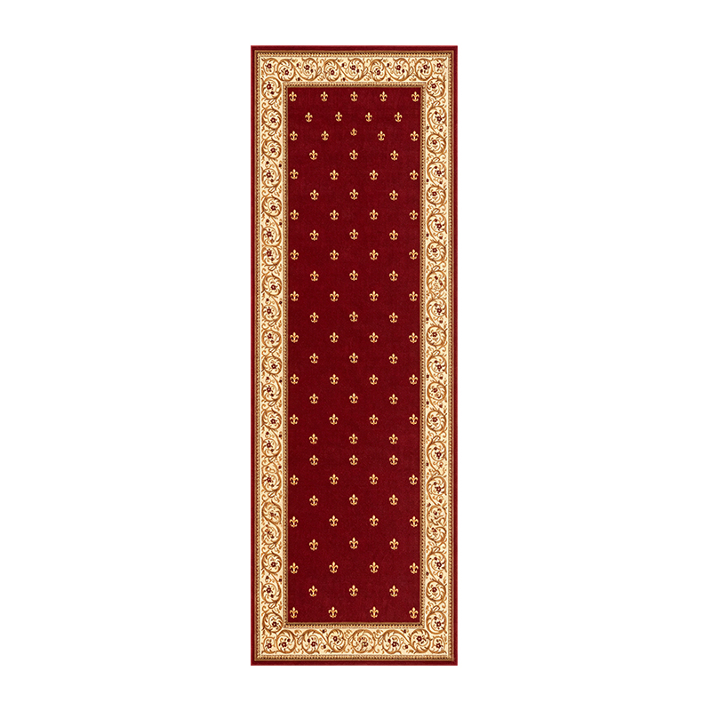 Bordered Light Luxury Style Runner Rug