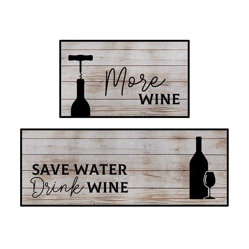 Food and Beverage Themed Commercial Kitchen Mats