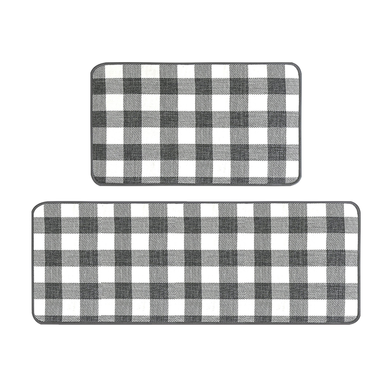 Buffalo Plaid Commercial Kitchen Floor Mats