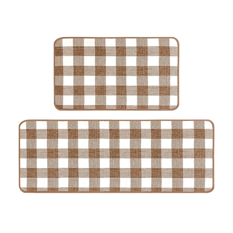Buffalo Plaid Commercial Kitchen Floor Mats