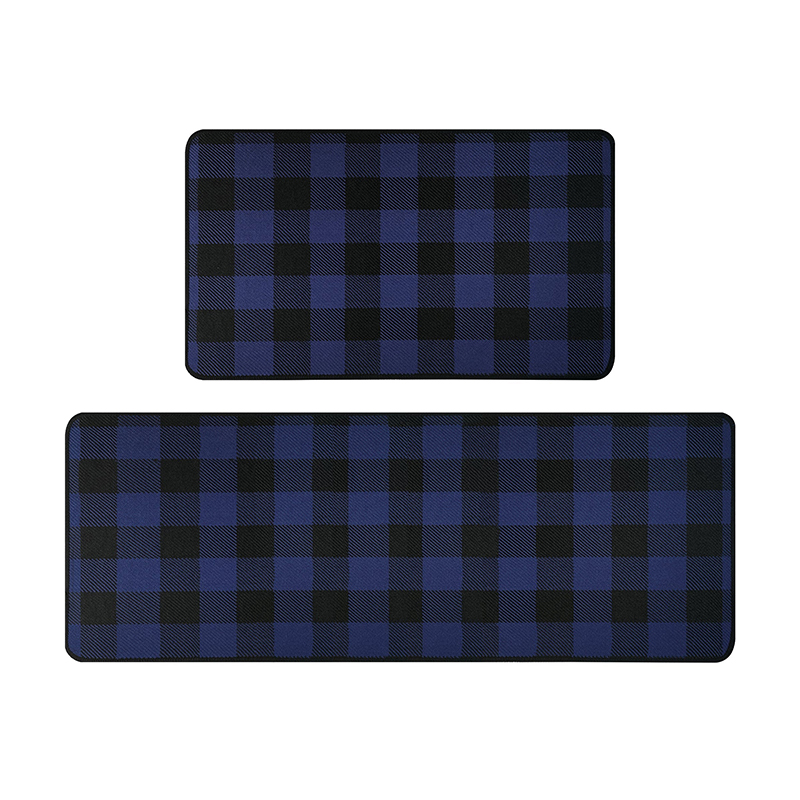 Buffalo Plaid Commercial Kitchen Floor Mats