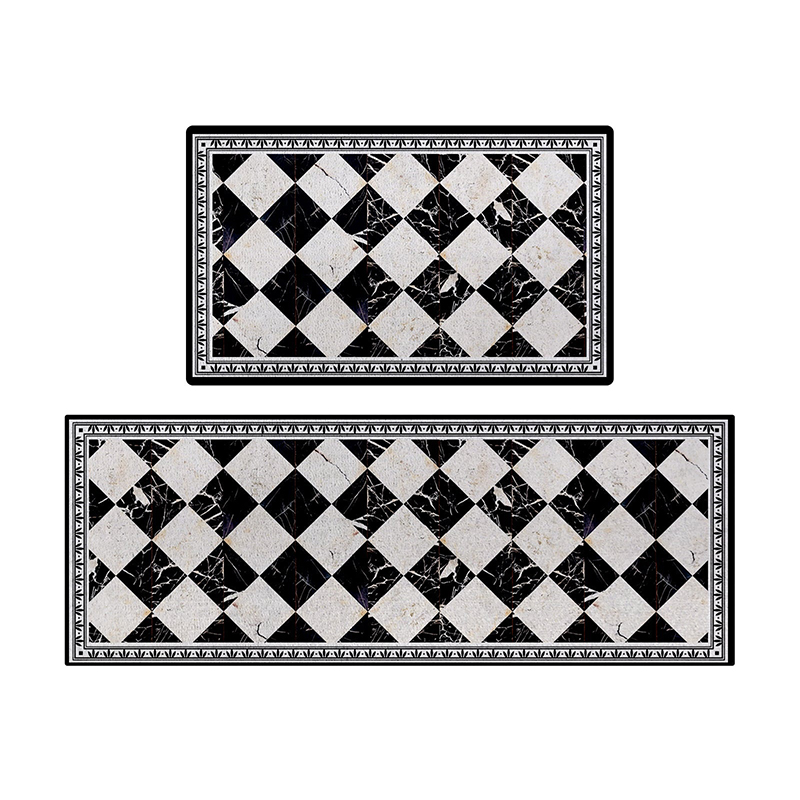Geometric Pattern Commercial Kitchen Floor Mats