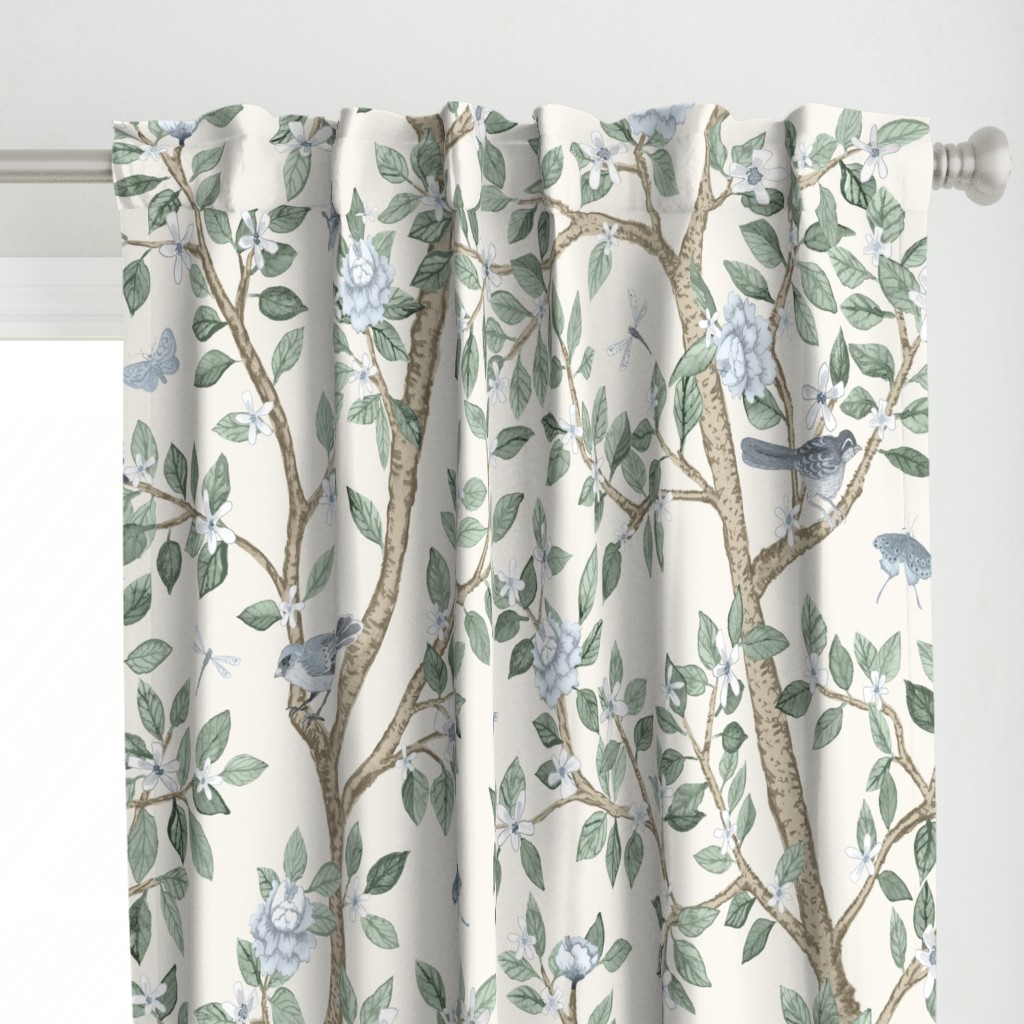 Commercial Floral Pattern Printed Curtains