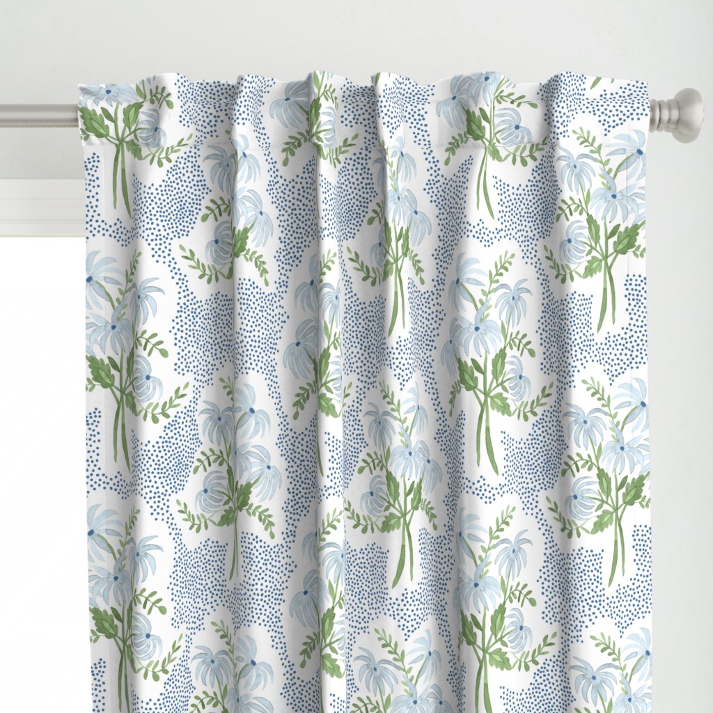 Commercial Floral Pattern Printed Curtains