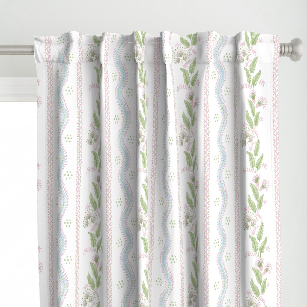 Commercial Vertical Pattern Printed Curtains