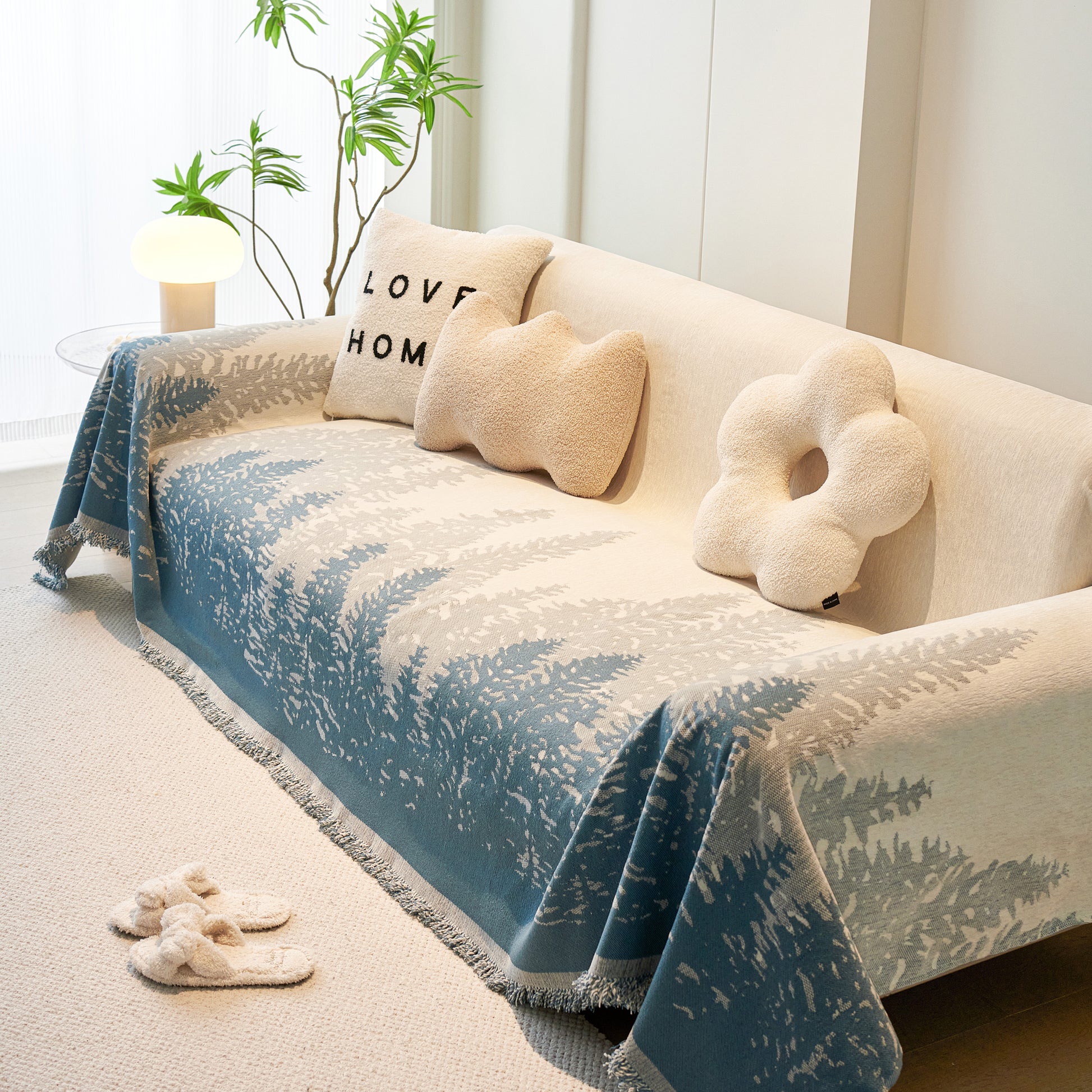 Woodland Forest Pattern Sofa Throw Covers