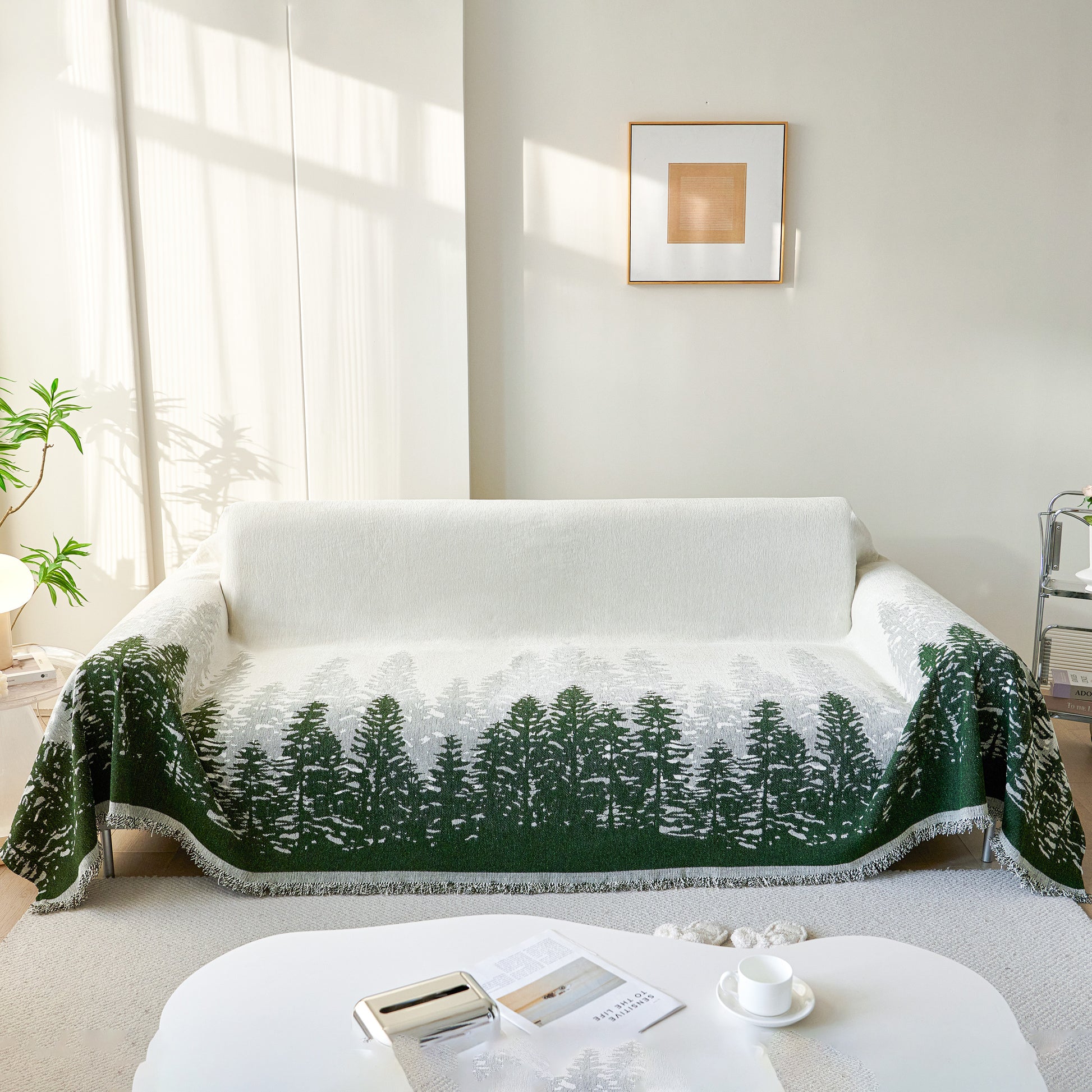 Woodland Forest Pattern Sofa Throw Covers