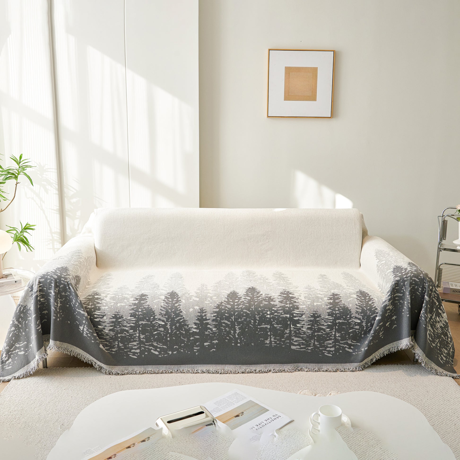 Woodland Forest Pattern Sofa Throw Covers