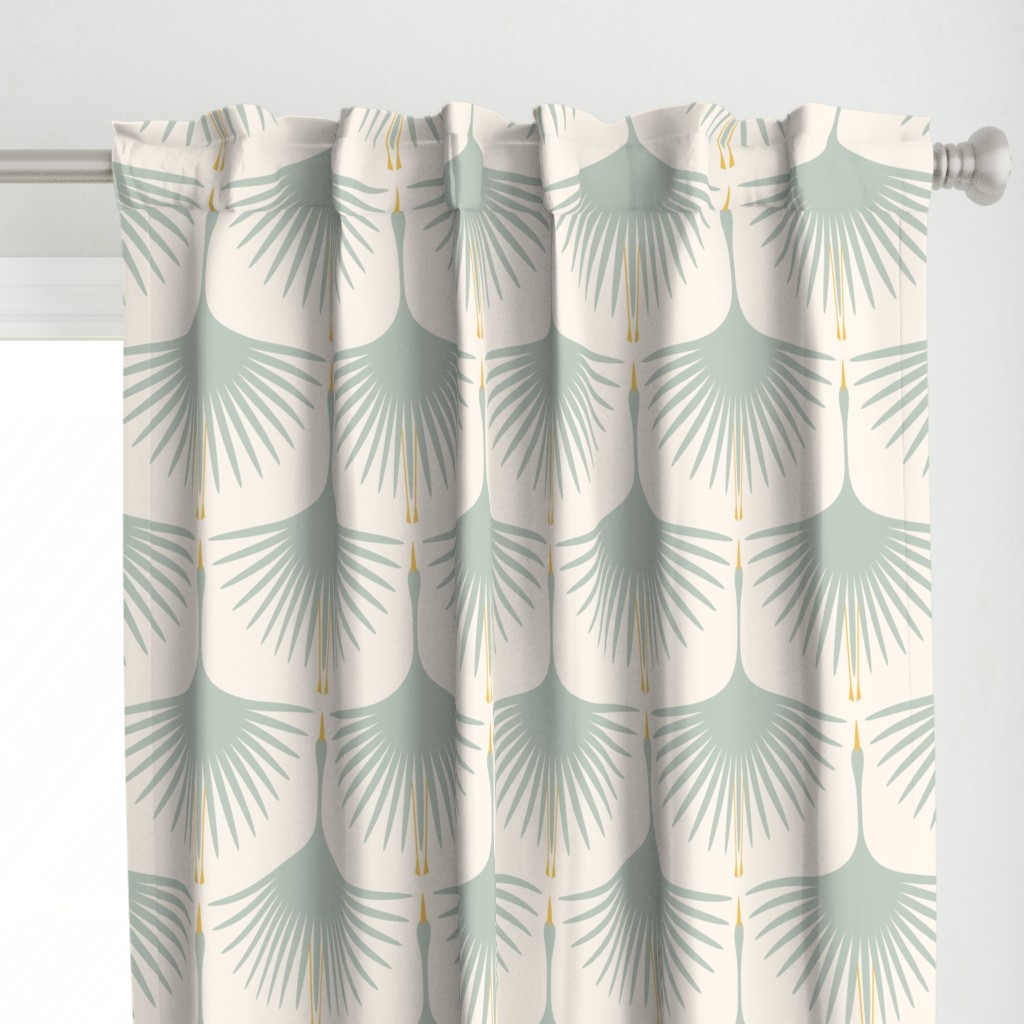Art Deco Pattern Printed Curtains