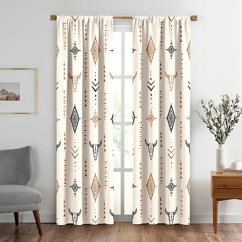Multi-Style Pattern Printed Curtains