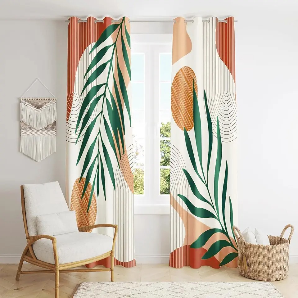Multi-Style Pattern Printed Curtains