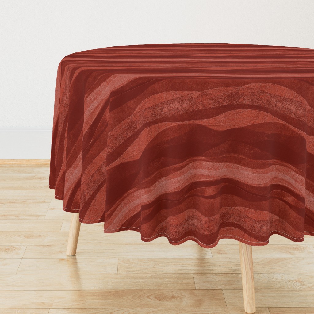 Abstract Wave Stone Printed Commercial Tablecloths