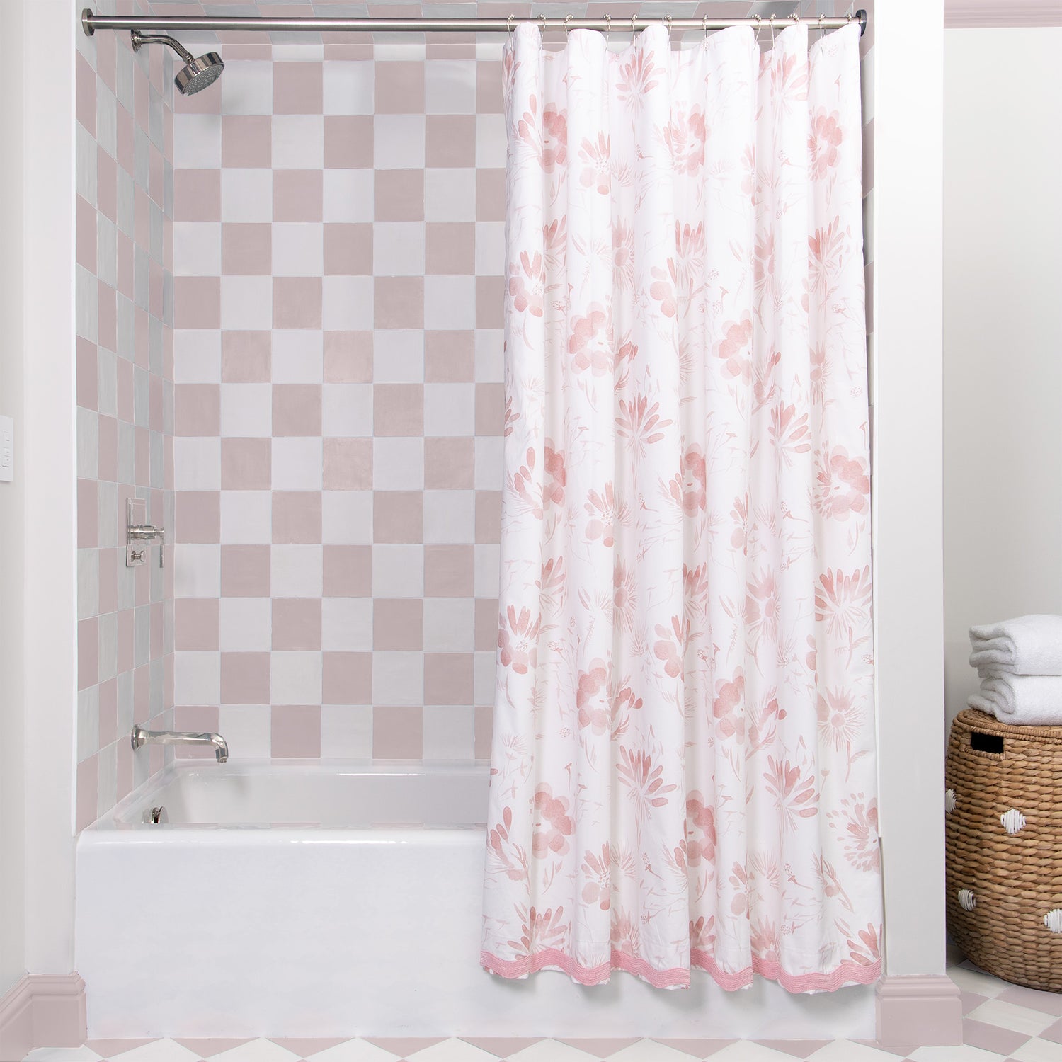 Multi-Pattern Printed Commercial Shower Curtains