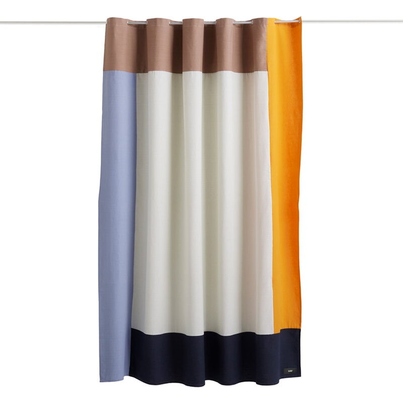 Morandi Color Block Printed Commercial Shower Curtains