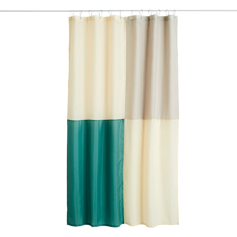 Morandi Color Block Printed Commercial Shower Curtains