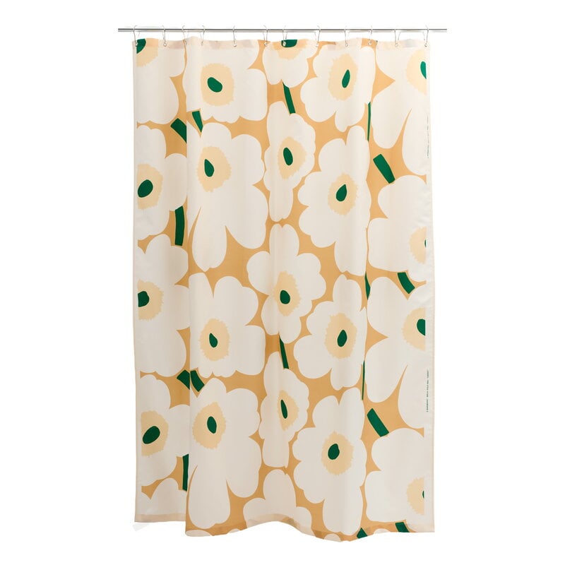 Nordic Poppy Floral Printed Commercial Shower Curtains