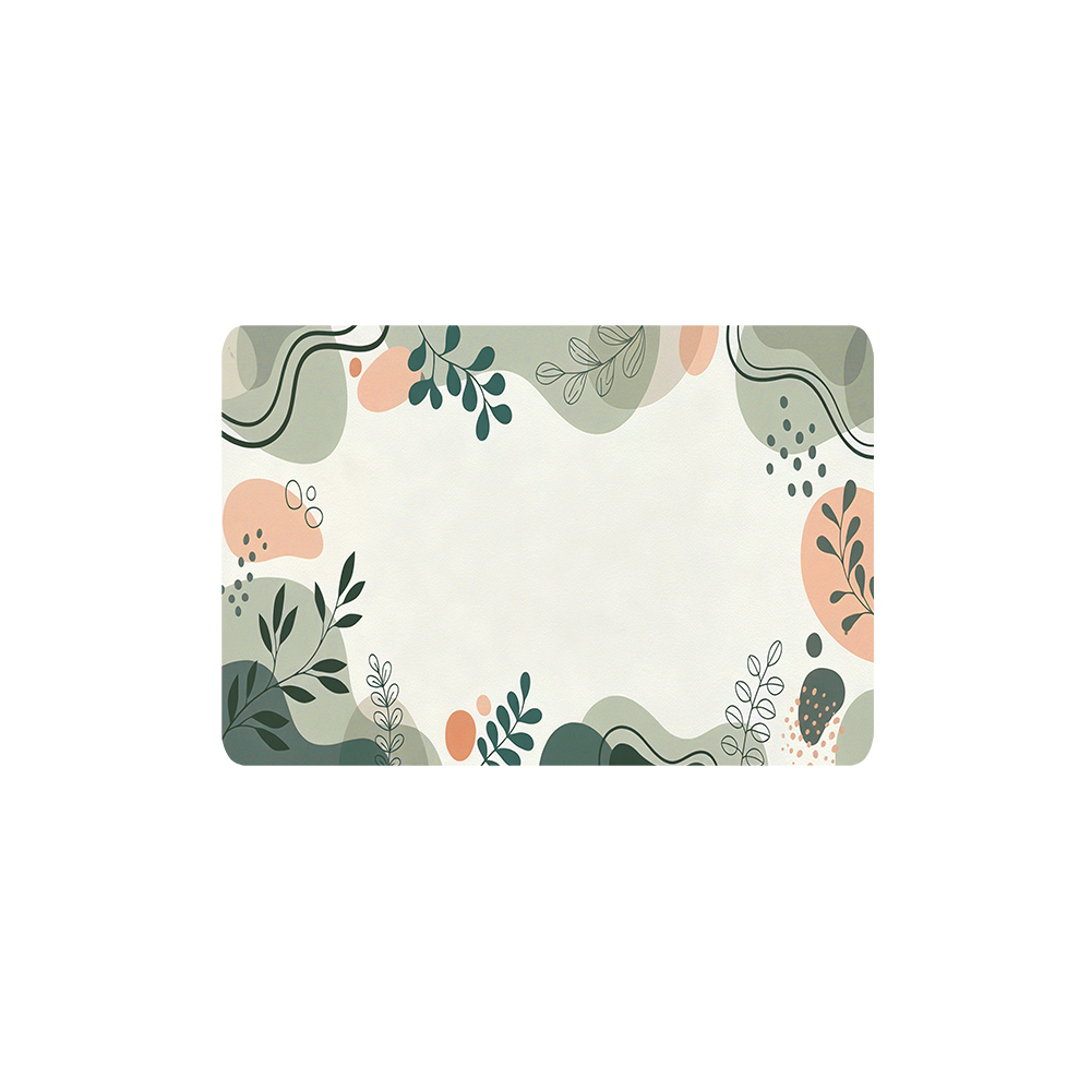 Animal & Plant Printed Bathroom Coil Mats