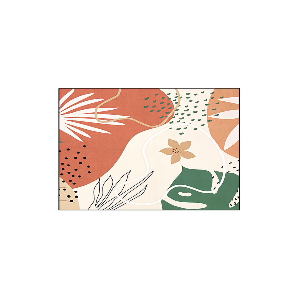 Animal & Plant Printed Bathroom Coil Mats