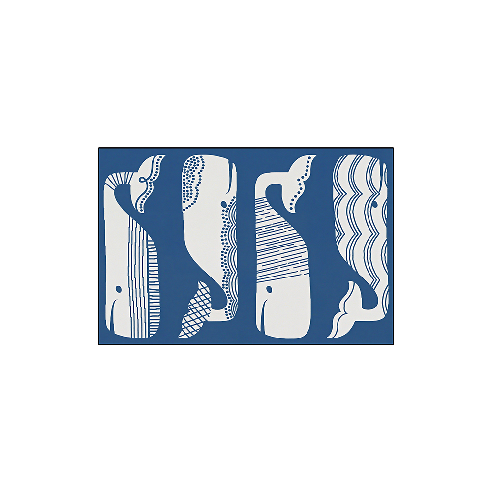 Animal & Plant Printed Bathroom Coil Mats