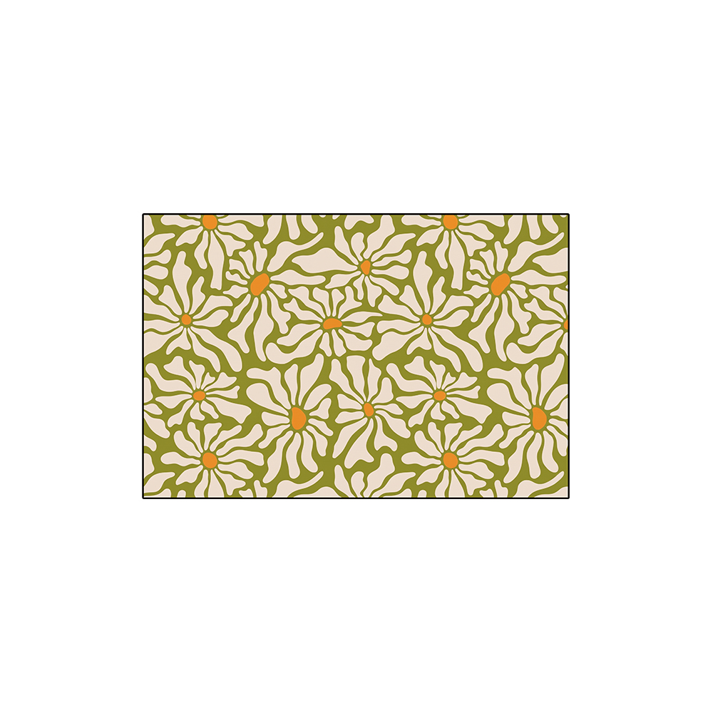 Animal & Plant Printed Bathroom Coil Mats