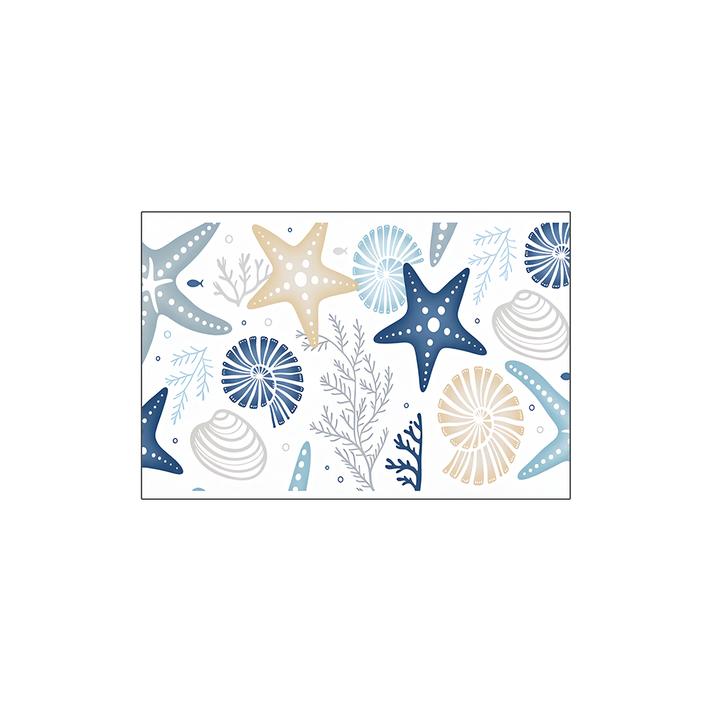 Animal & Plant Printed Bathroom Coil Mats