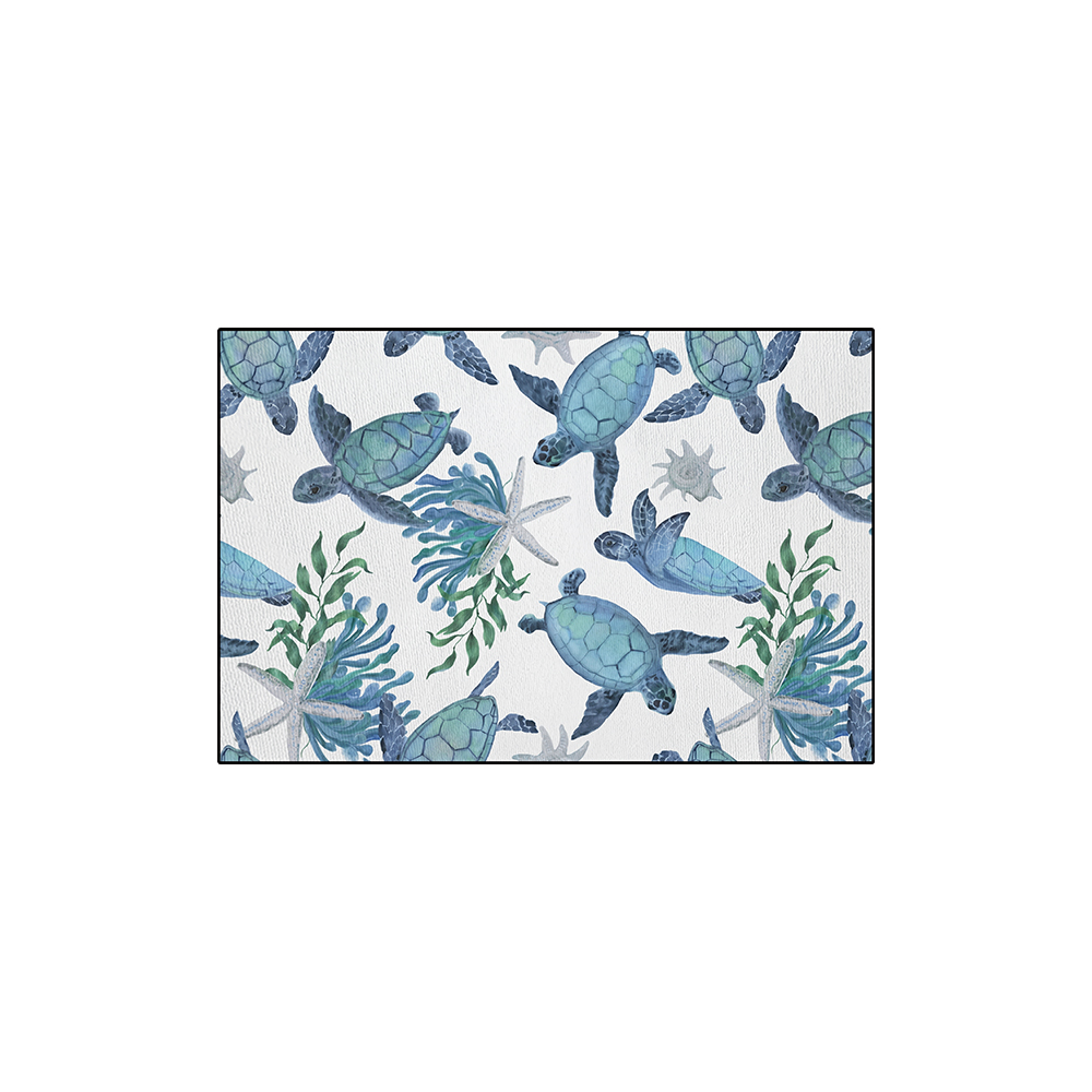 Animal & Plant Printed Bathroom Coil Mats