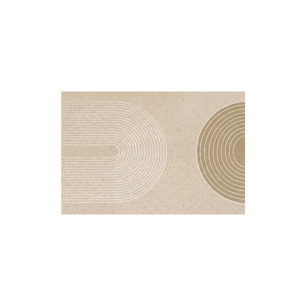 Minimal Geometric Line Printed Bathroom Coil Mats
