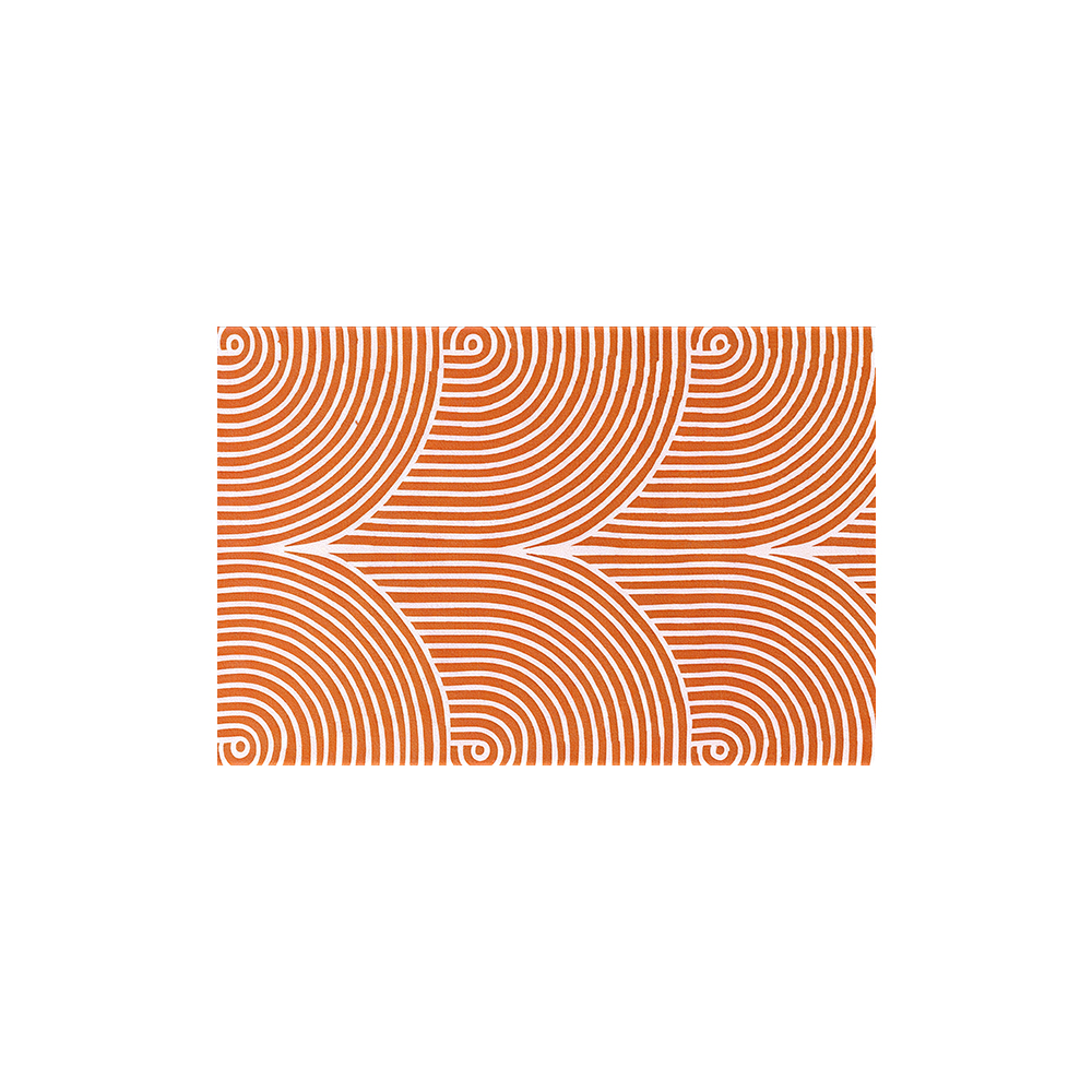 Minimal Geometric Line Printed Bathroom Coil Mats