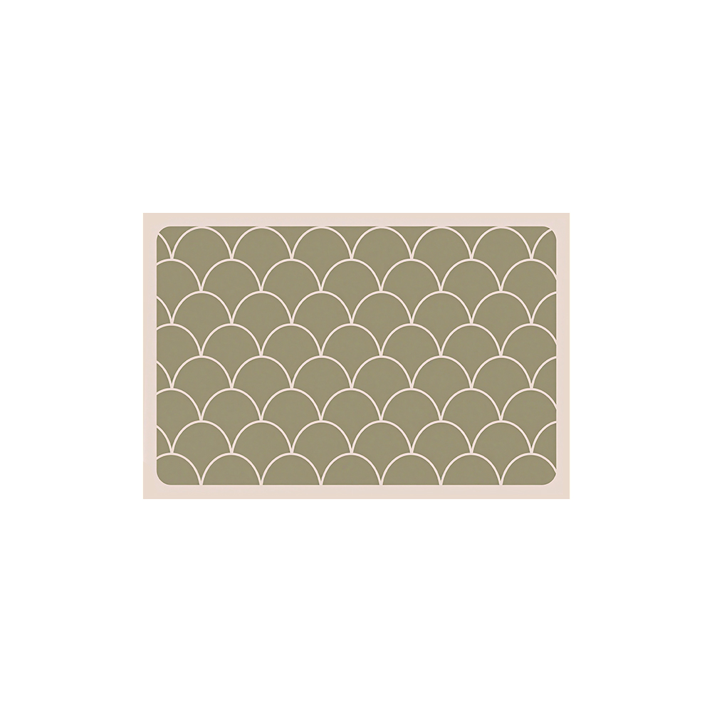 Geometric Patch Printed Bathroom Coil Mats