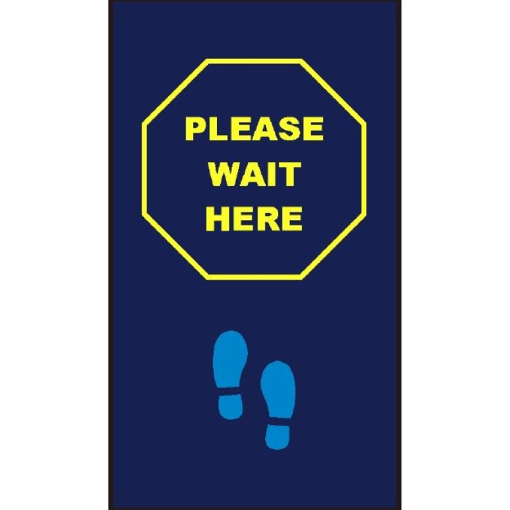 Waiting Reminder Printed Message Mats